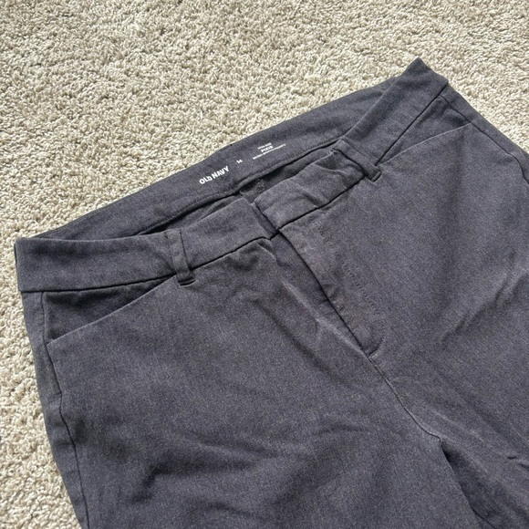 Old Navy High-Waist Pixie Skinny Ankle Pant Dark Heathered Gray 14 Office Work - Picture 5 of 11